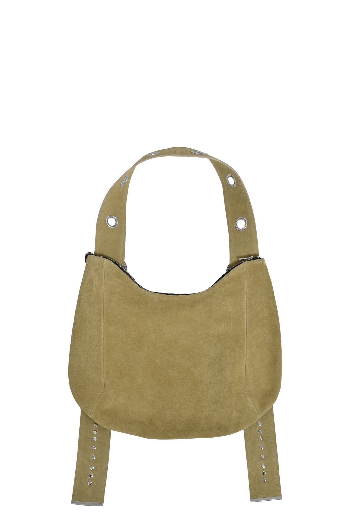 BELLA WIDE STRAP HOBO BAG / BEI