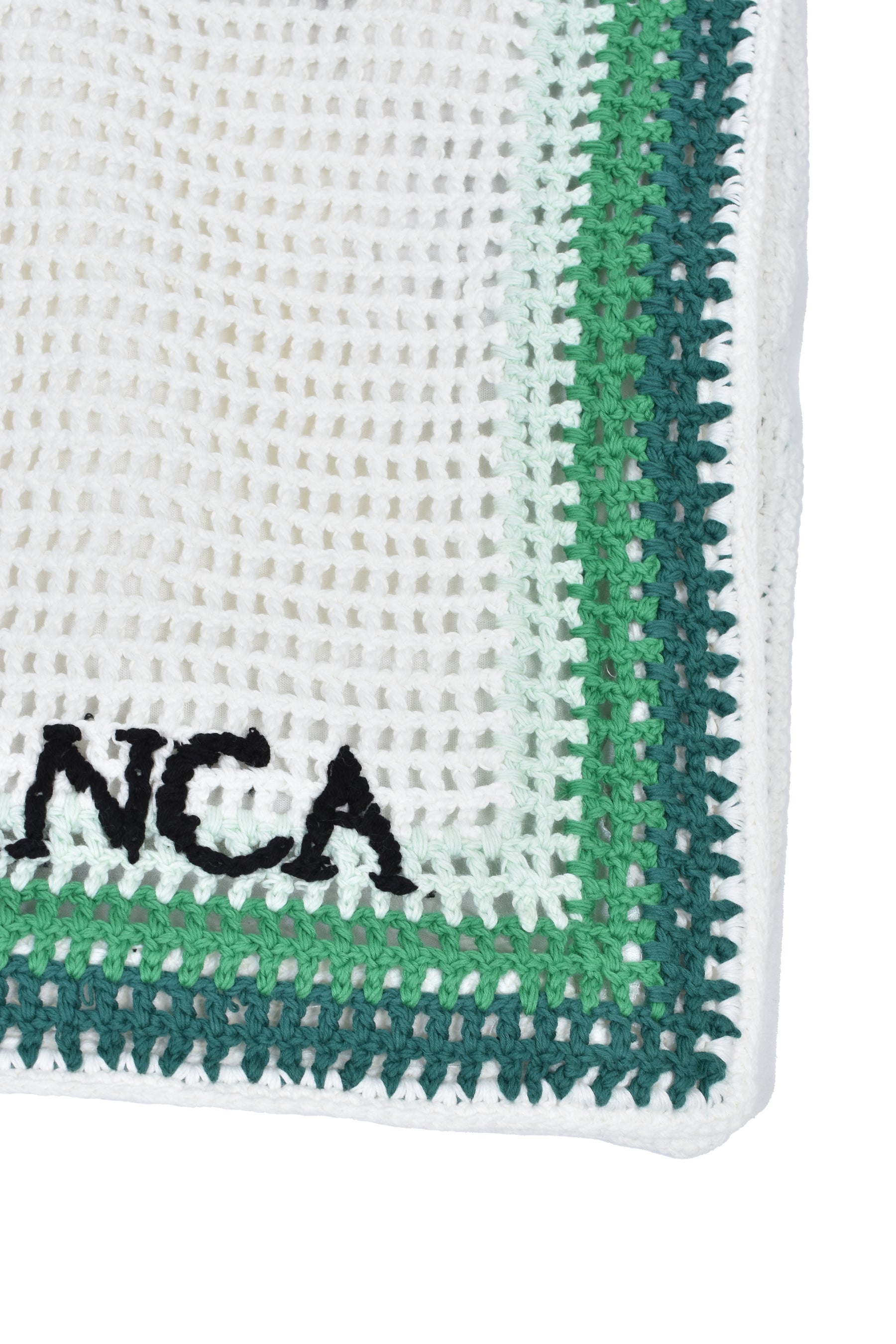 Casablanca カサブランカ SS26 COTTON CROCHET BAG / GREEL/MULTI