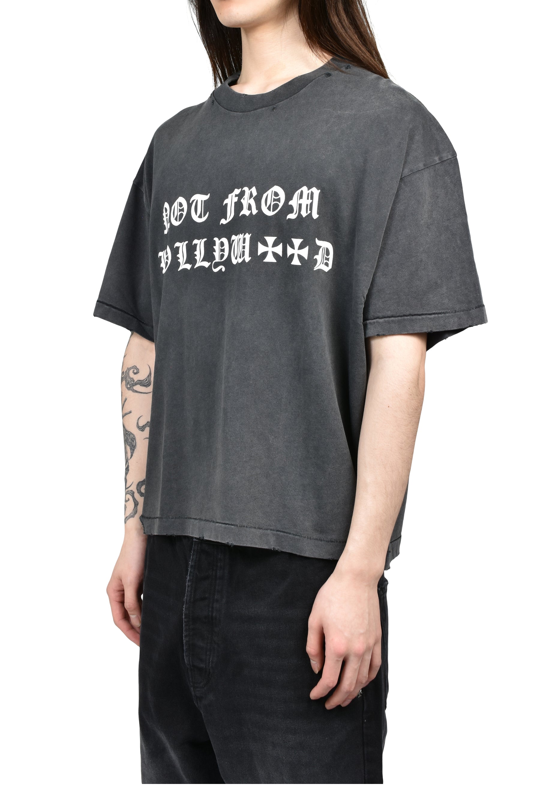 NOT FROM HOLLYWOOD T / VINTAGE BLK