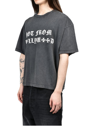 NOT FROM HOLLYWOOD T / VINTAGE BLK