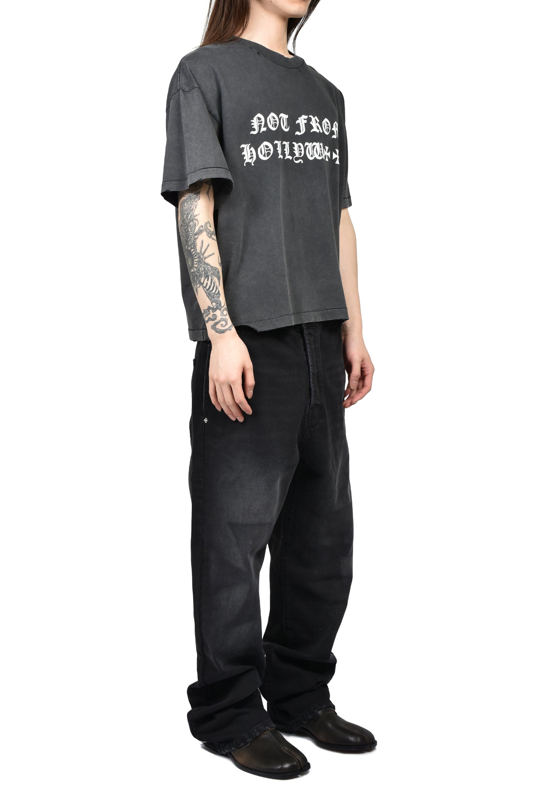 NOT FROM HOLLYWOOD T / VINTAGE BLK