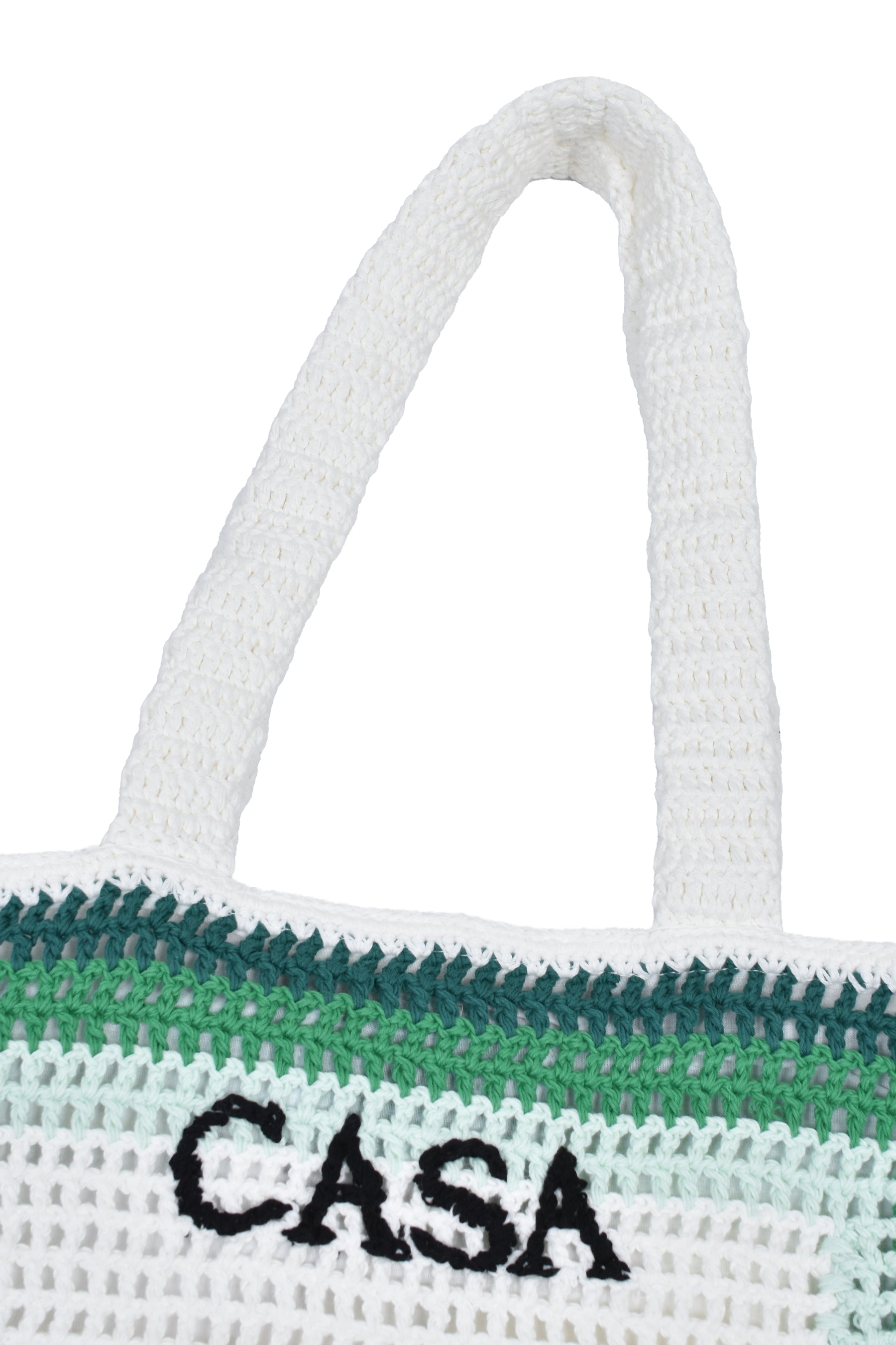 Casablanca カサブランカ SS26 COTTON CROCHET BAG / GREEL/MULTI
