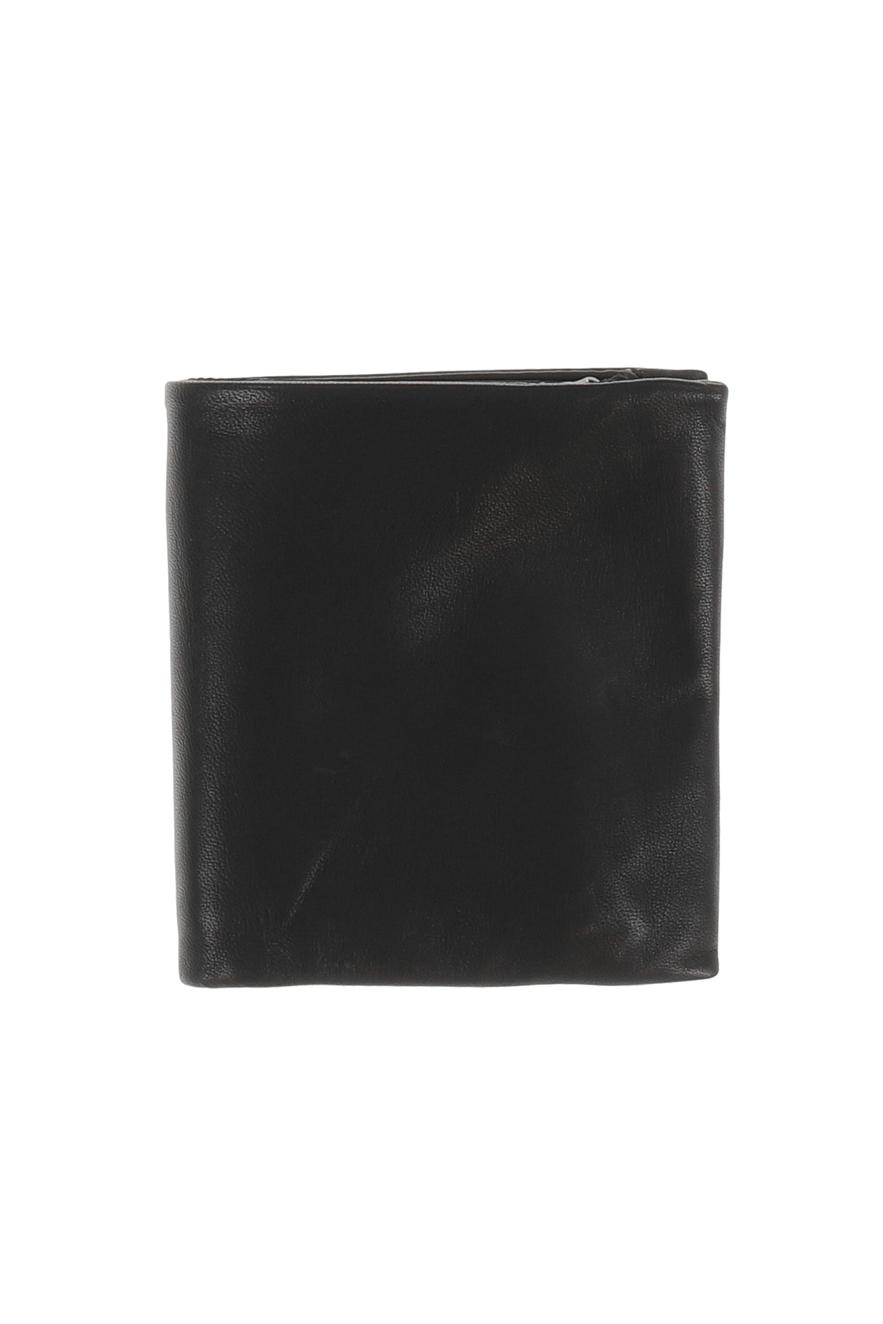 SOFT HORSE DUAL FOLD WALLET / BLK