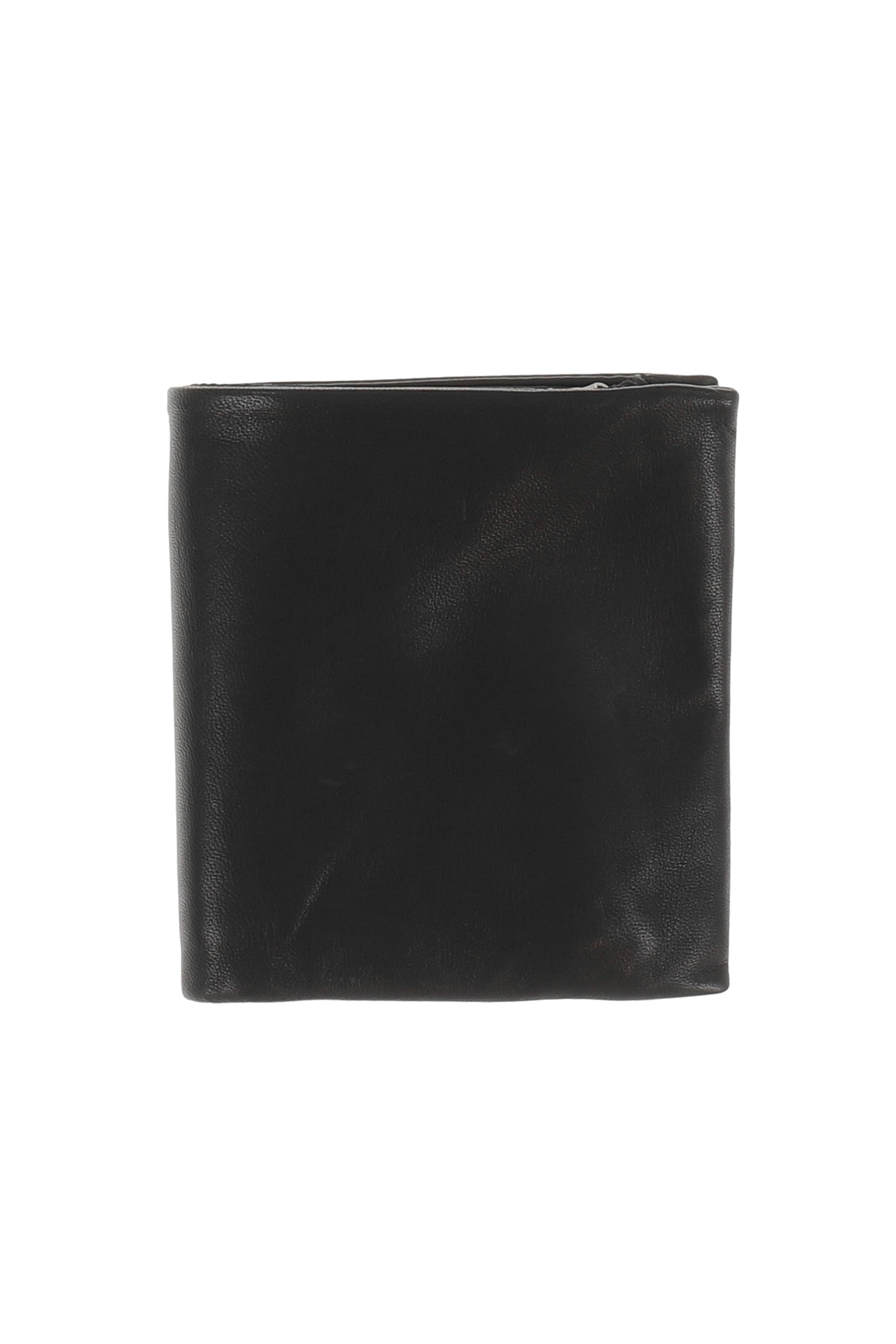 SOFT HORSE DUAL FOLD WALLET / BLK