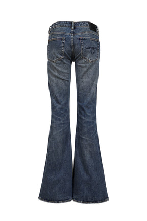 OVERFLOW BOY FLARE / MIRE BLU STRETCH