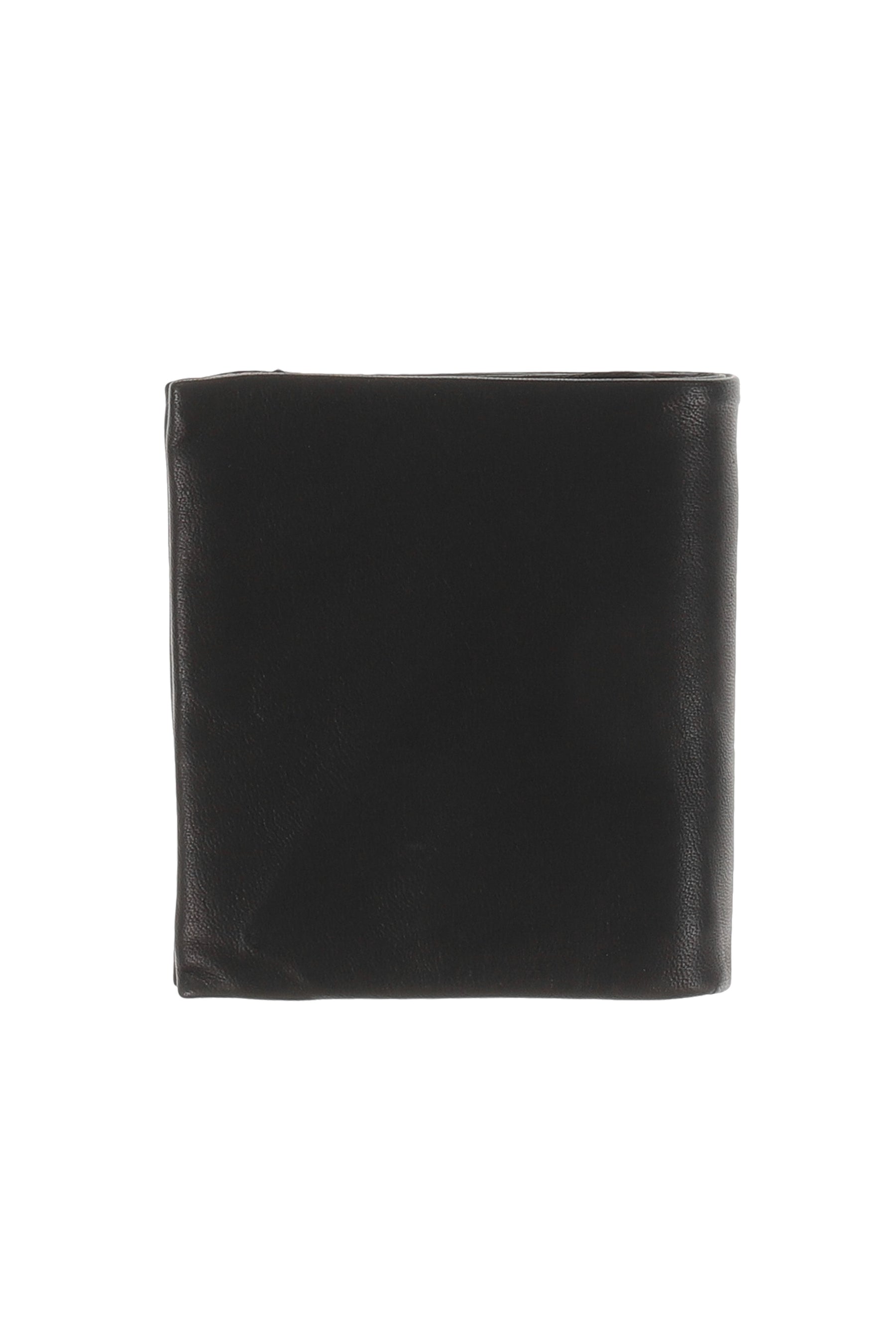 SOFT HORSE DUAL FOLD WALLET / BLK