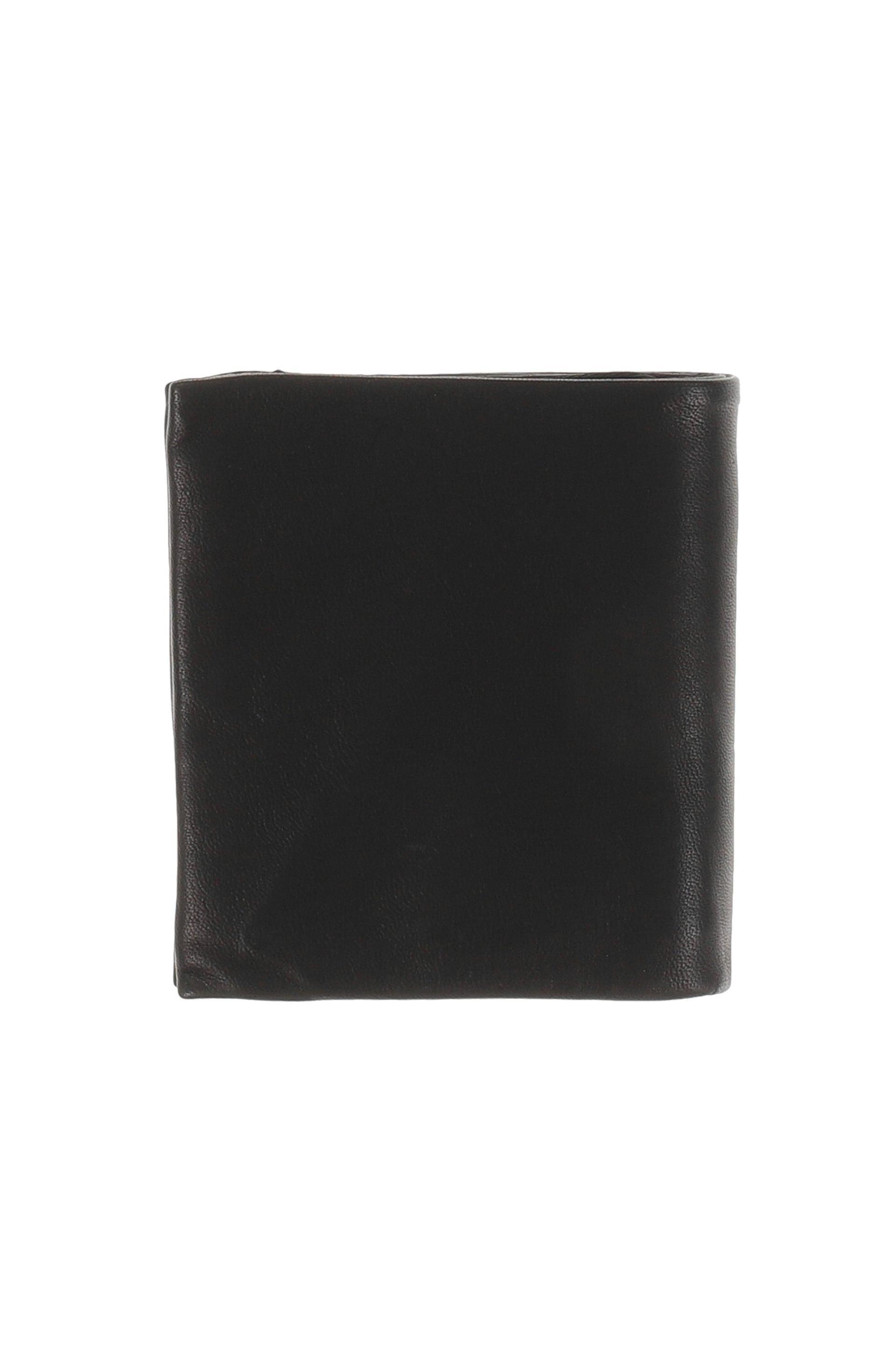 SOFT HORSE DUAL FOLD WALLET / BLK
