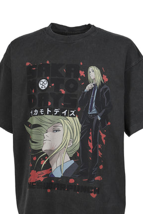 S/S T-SHIRT (SHISHIBA) / BLK