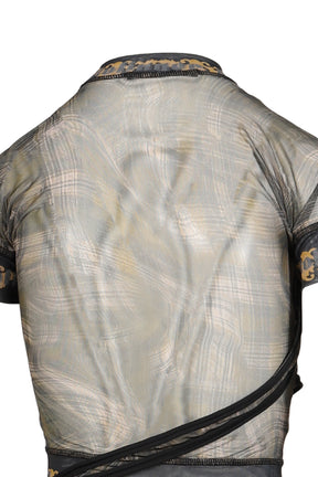 EXCLUSIVE SHIBARI MESH T-SHIRT / PRIBLK