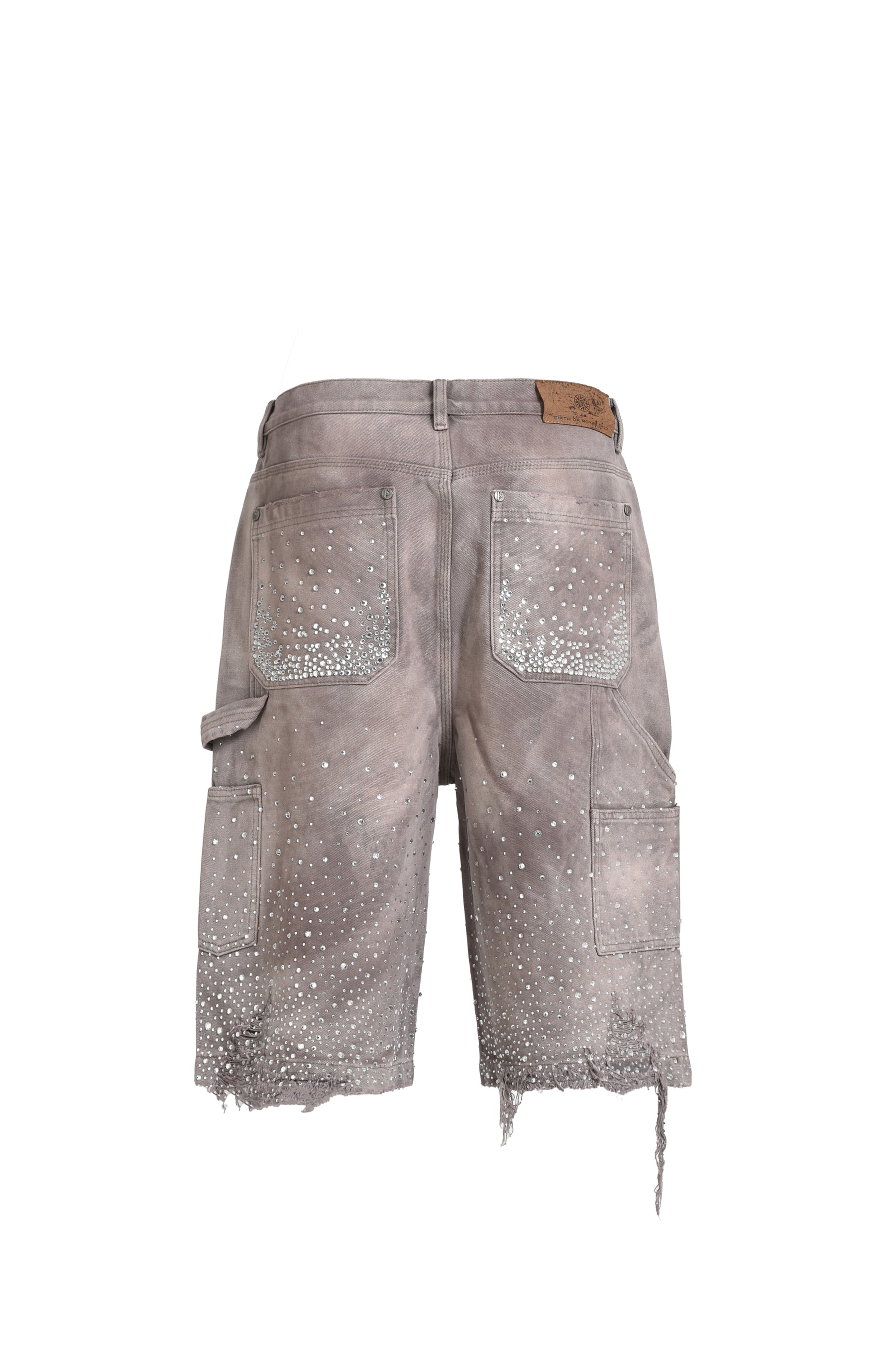 REDIAL 20K DIAMND JORTS  / WASHED BRW