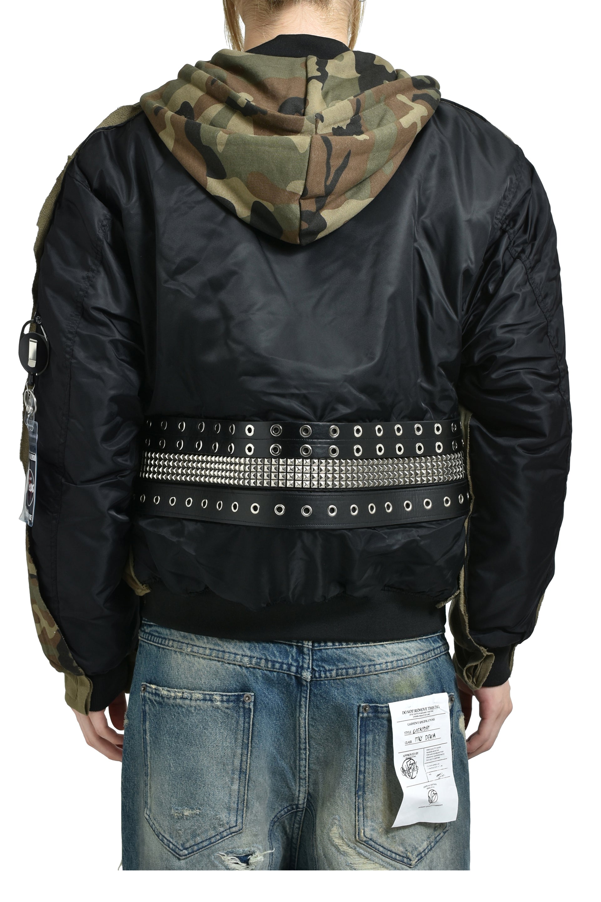 TESTO MAX BELTS CAMO - BOMBER JACKET / CAMO