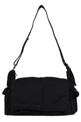 TWILL CARGO BAG WOVEN / BLACK 