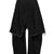 PAPUSZA DRAPE DENIM TROUSERS / BLK