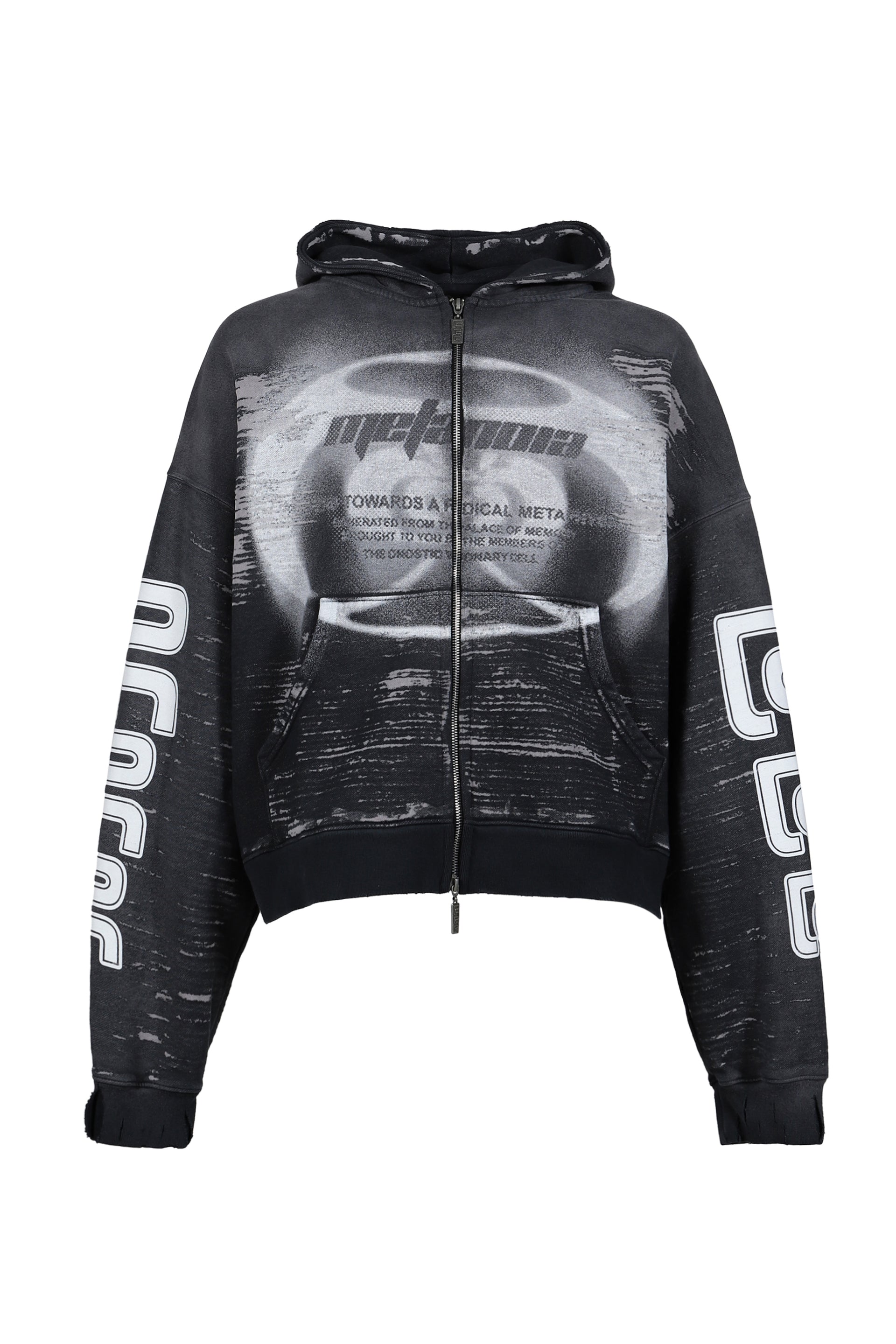 RADICAL ALMA CVA ZIP HOODIE / BLK