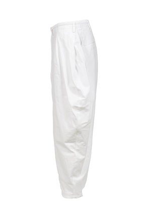 COTTON WHITE PANTS / O.WHT