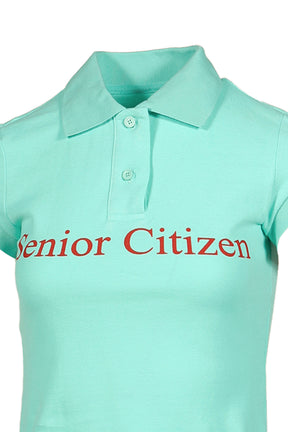SENIOR CITIZEN WOMEN'S POLO / GRN
