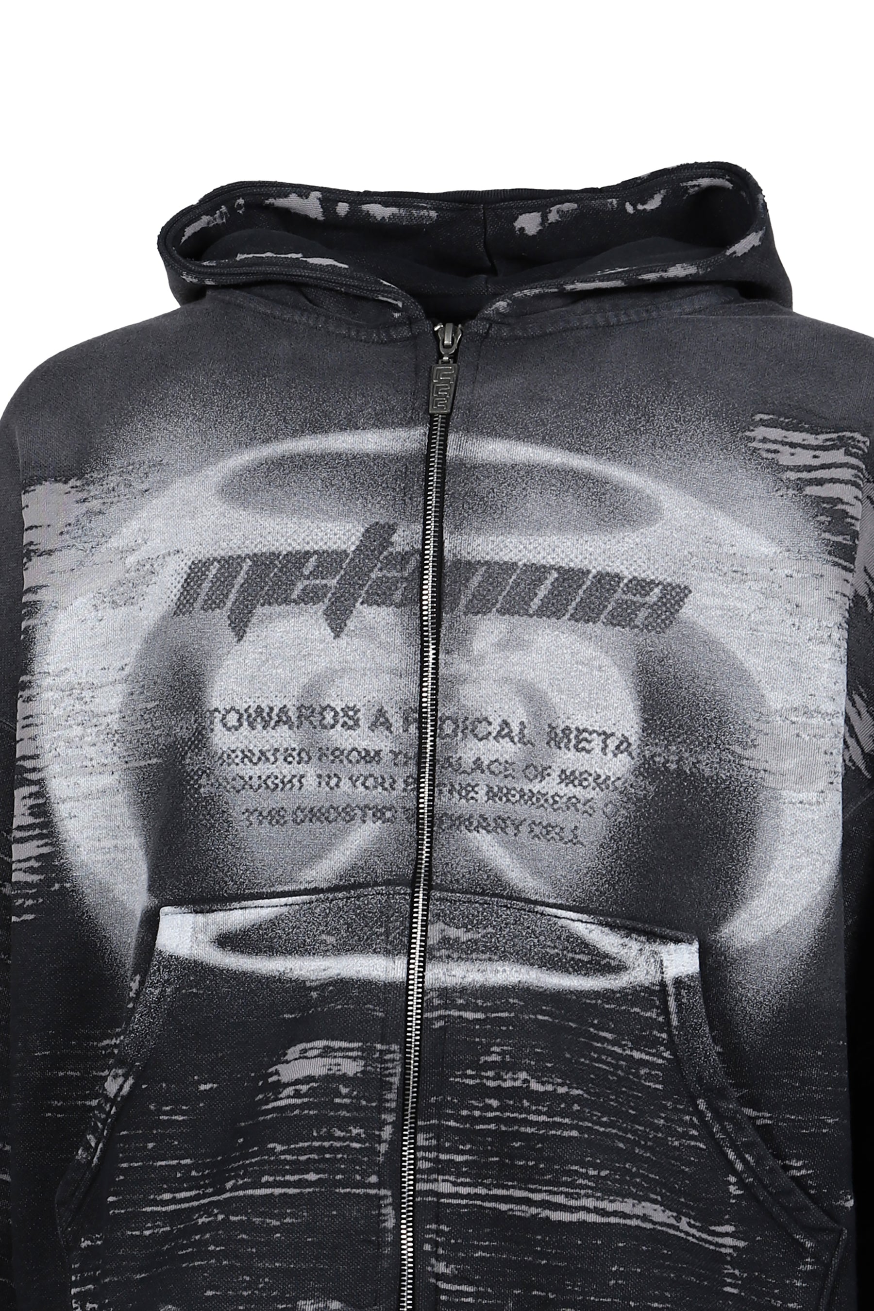 RADICAL ALMA CVA ZIP HOODIE / BLK