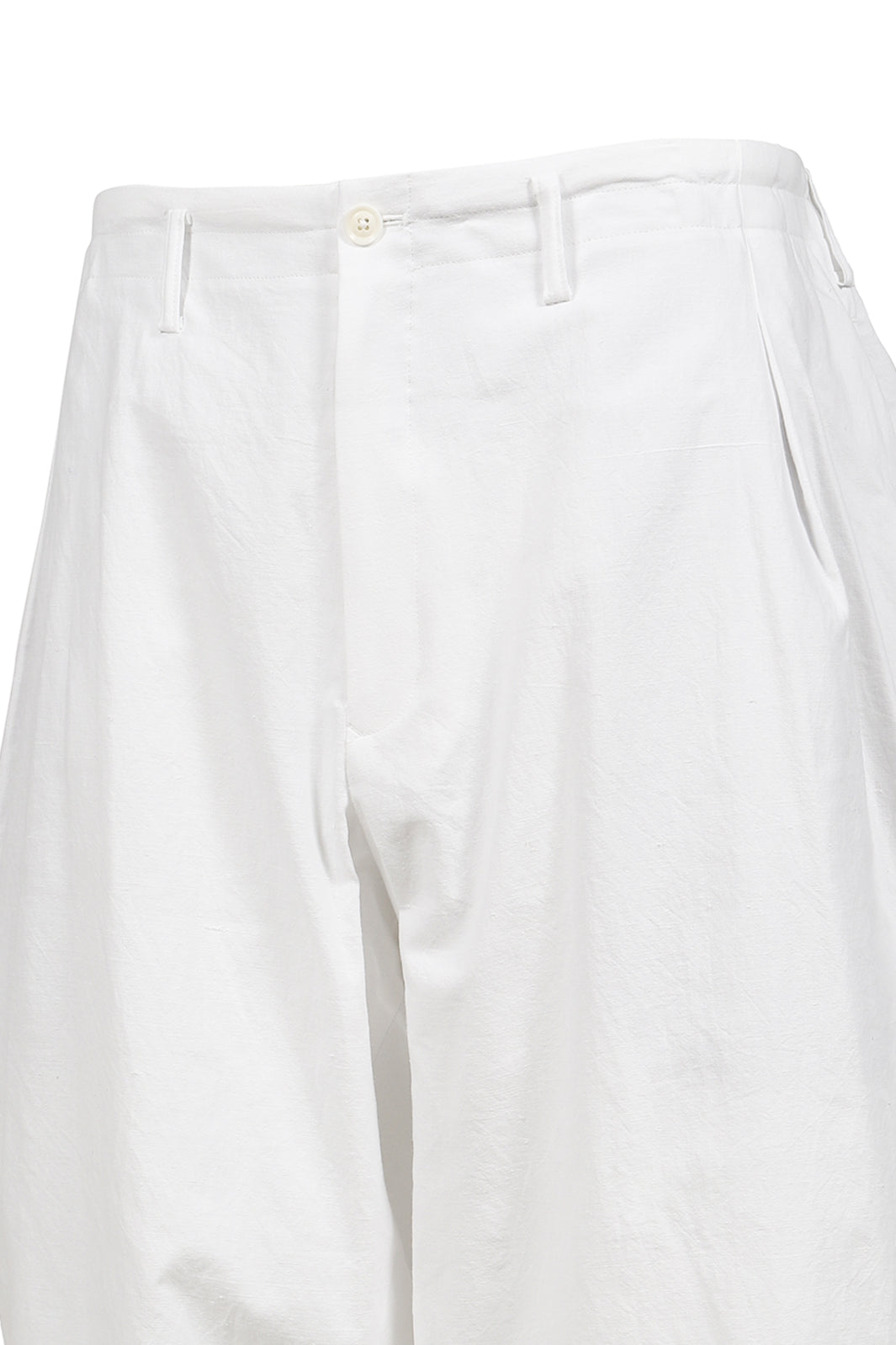 COTTON WHITE PANTS / O.WHT