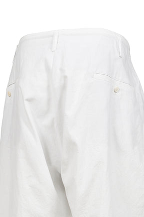 COTTON WHITE PANTS / O.WHT