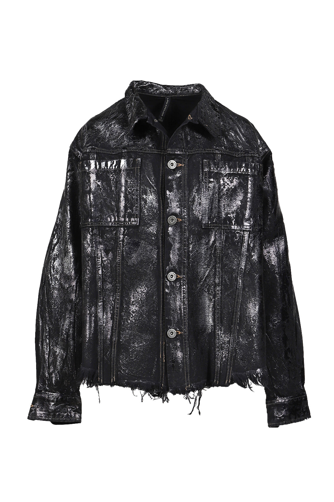 LATUI ATELIER ラトゥイ アトリエ SS26 VINTAGE TRAUMA SHIRT / BLK