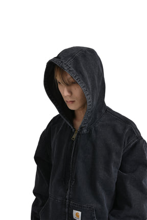 OG ACTIVE JACKET -STONE WASED- / BLK