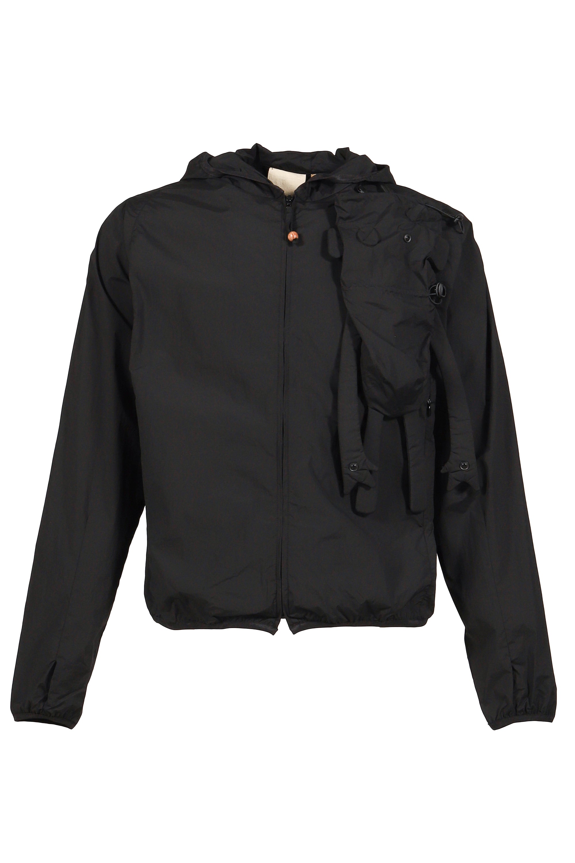 JIAN YE ナイロンジャケット M basic unit 05 JIAN YE Basic unit 05ナイロンジャケット ブラック JIAN YE