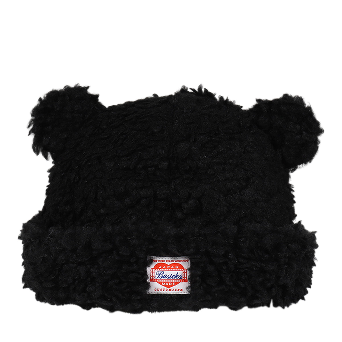 【新品未使用】　BASICKS Bear Beanie black ベイシックス BASICKS - 【残りわずか】Bear Beanie | ACRMTSM ONLINE STORE