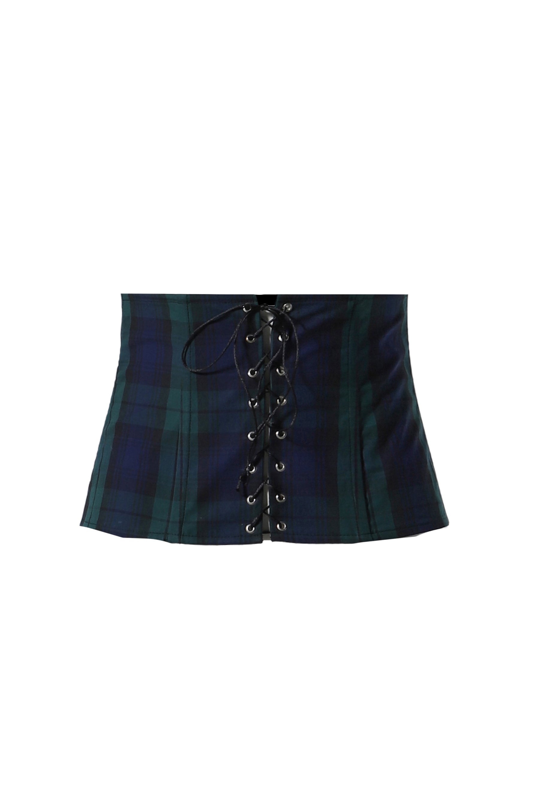 MILK WAISTBAND COTTON TARTAN FLANNEL / TTN