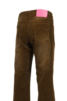 CORDUROY SLIDE DENIM / BRW