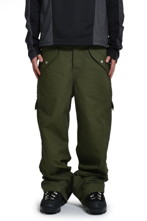 FFFPOSTALSERVICE 3-WAY ZIP CARGO TROUSERS / ARMY GRN