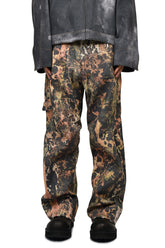 MIX MENS ALL-OVER PRINT CURVED PANTS / MIX