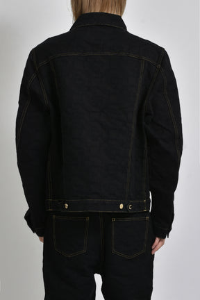 JACQUARD DENIM JACKET / BLK MONOGRAM