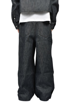 RH SUPER BAGGY SIDE SNAP JEAN / RAW IND