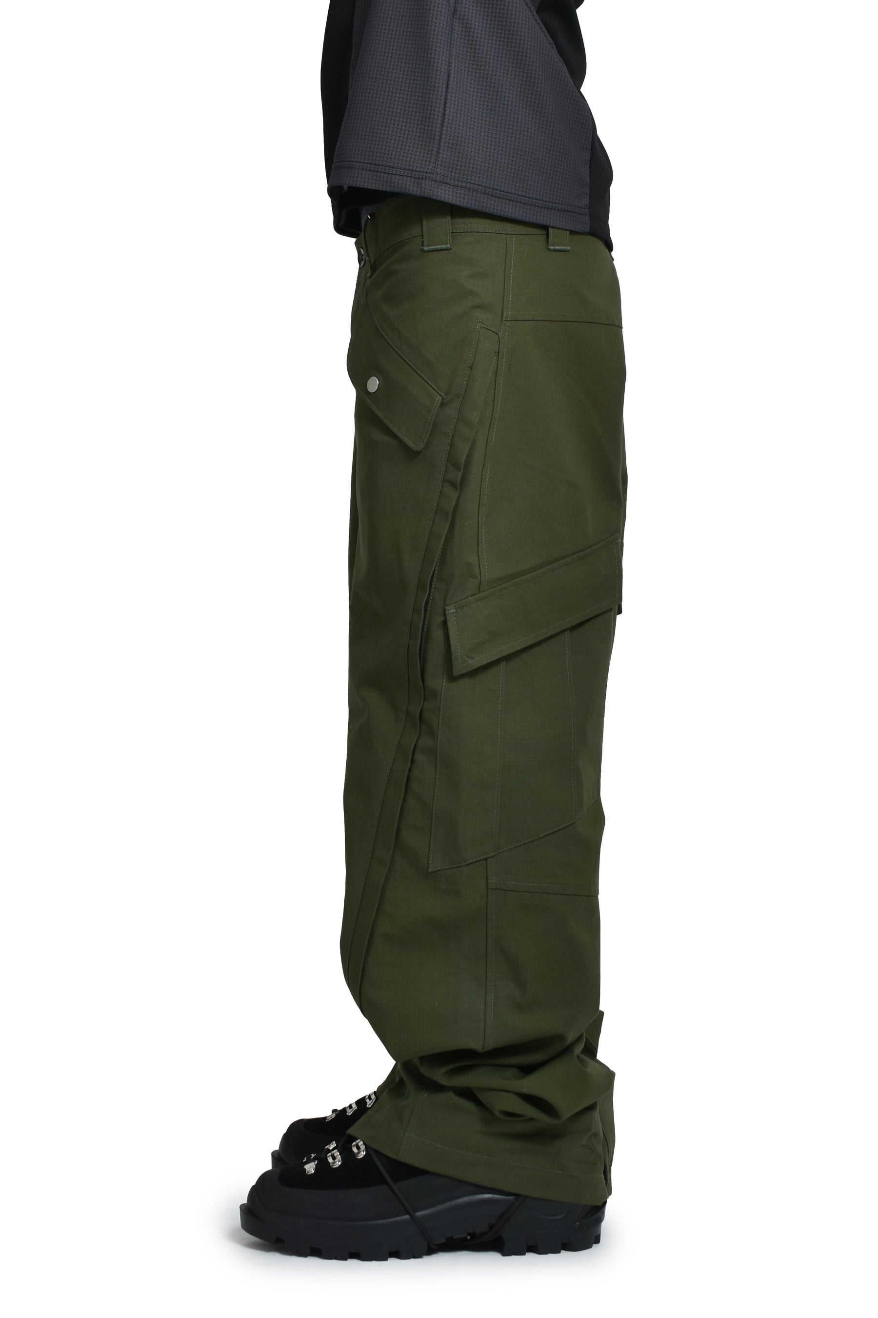 FFFPOSTALSERVICE 3-WAY ZIP CARGO TROUSERS / ARMY GRN