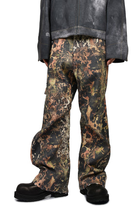 MIX MENS ALL-OVER PRINT CURVED PANTS / MIX