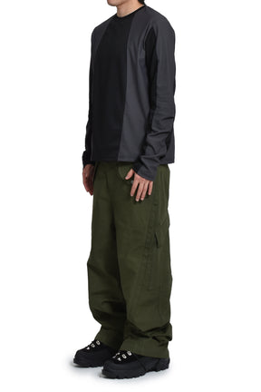 FFFPOSTALSERVICE 3-WAY ZIP CARGO TROUSERS / ARMY GRN