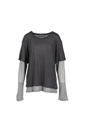 MASON LAYERED LONG SLEEVE T-SHIRT / CHA