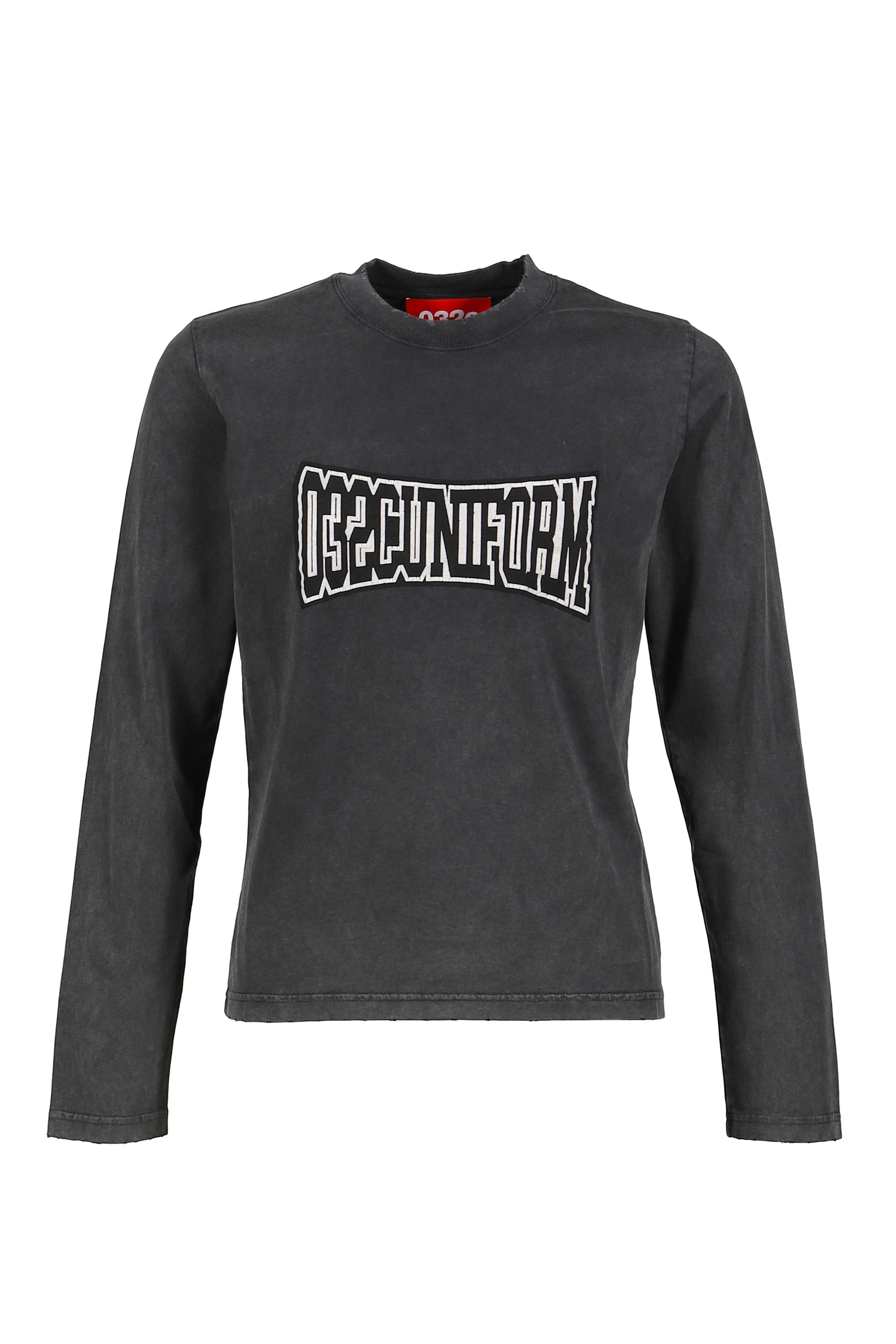 ONE DOLLAR BILL'' TIGHT LONGSLEEVE / FADED BLK