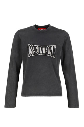 ONE DOLLAR BILL'' TIGHT LONGSLEEVE / FADED BLK