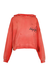 SOURCE FAMILY HOODED SWEATSHIRT / RED