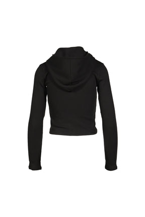 G CLASSIC ESSENTIAL RIB ZIP-UP / BLK