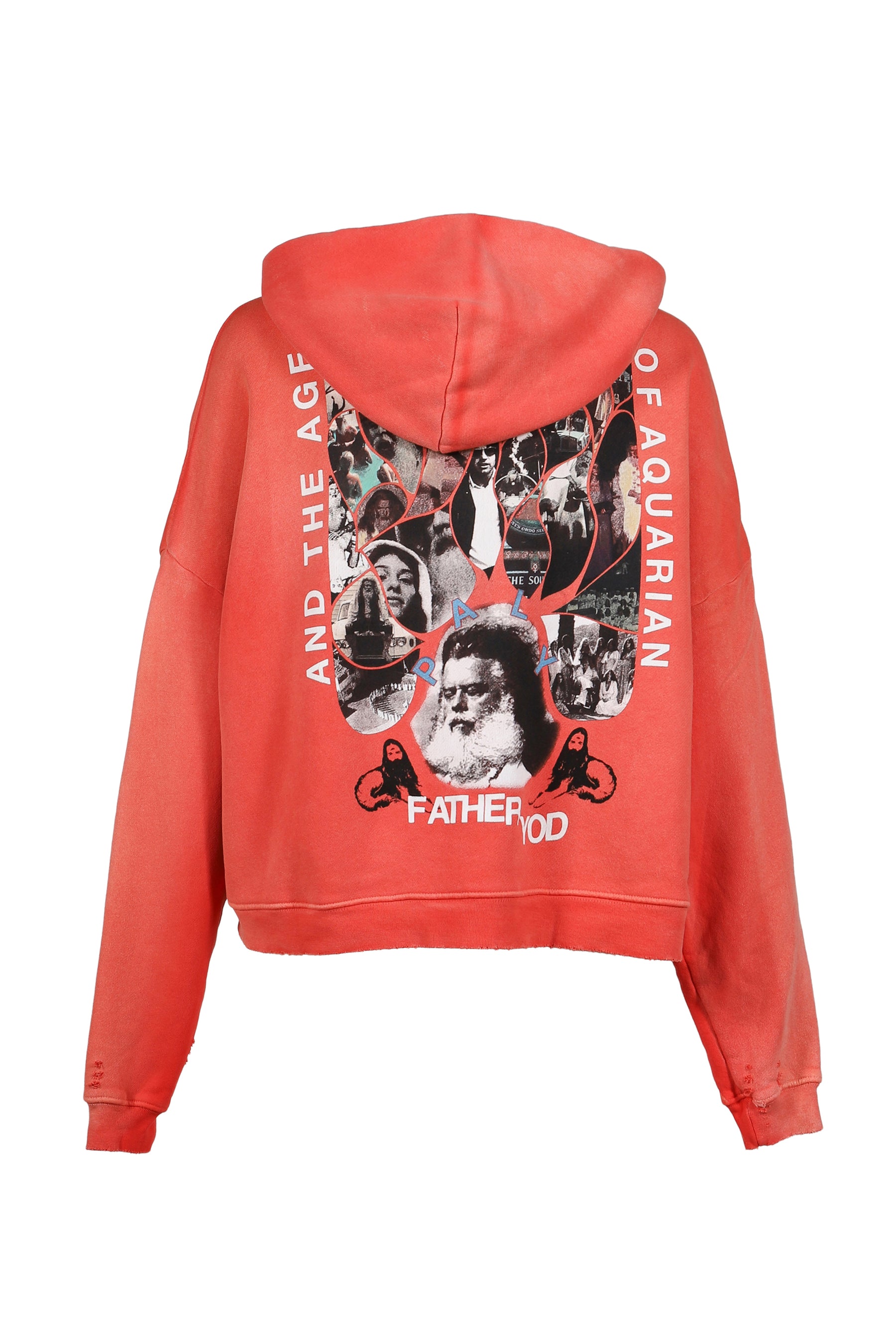 SOURCE FAMILY HOODED SWEATSHIRT / RED