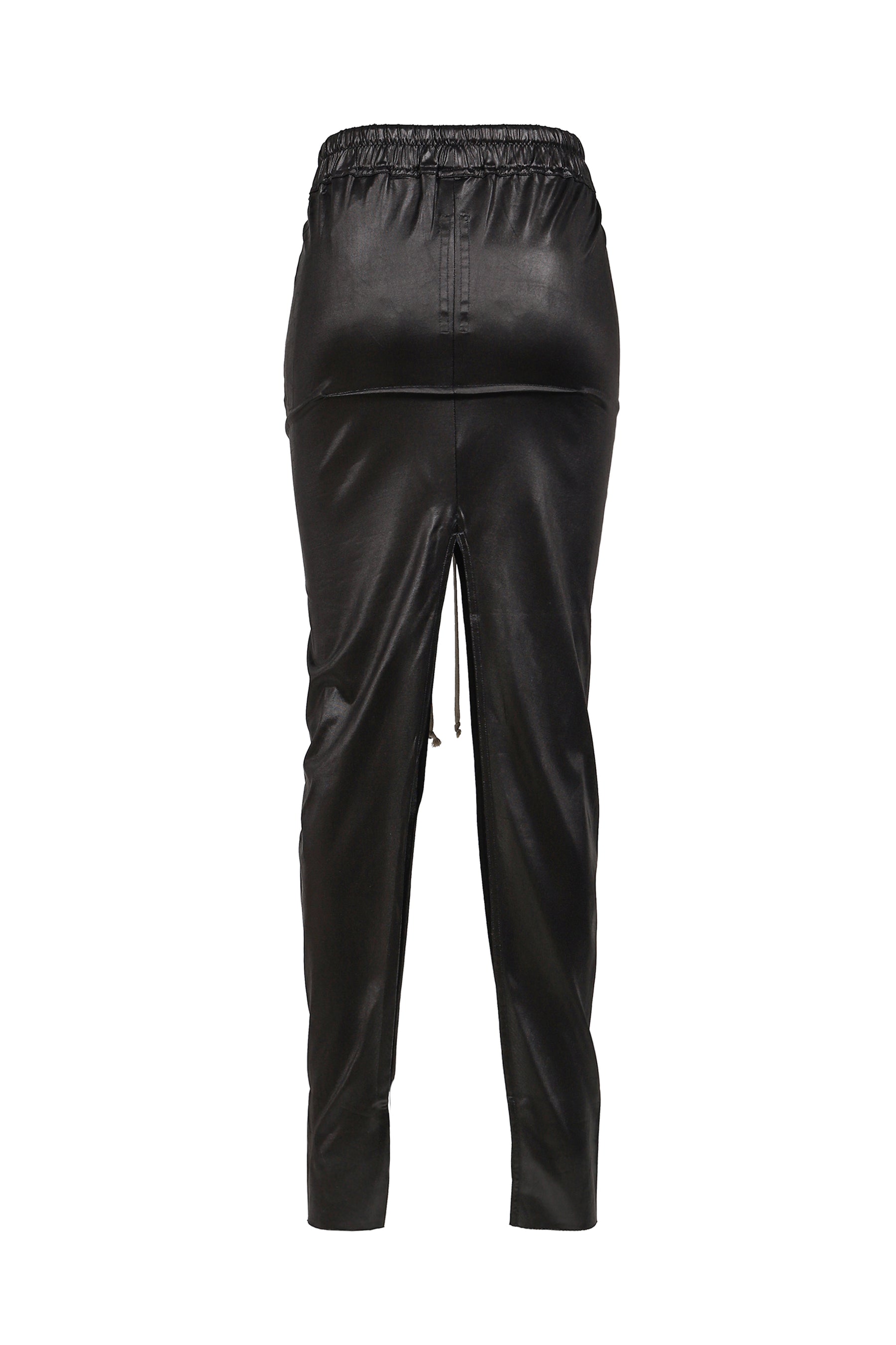 PULL ON SLICED PILLAR SKIRT / BLK
