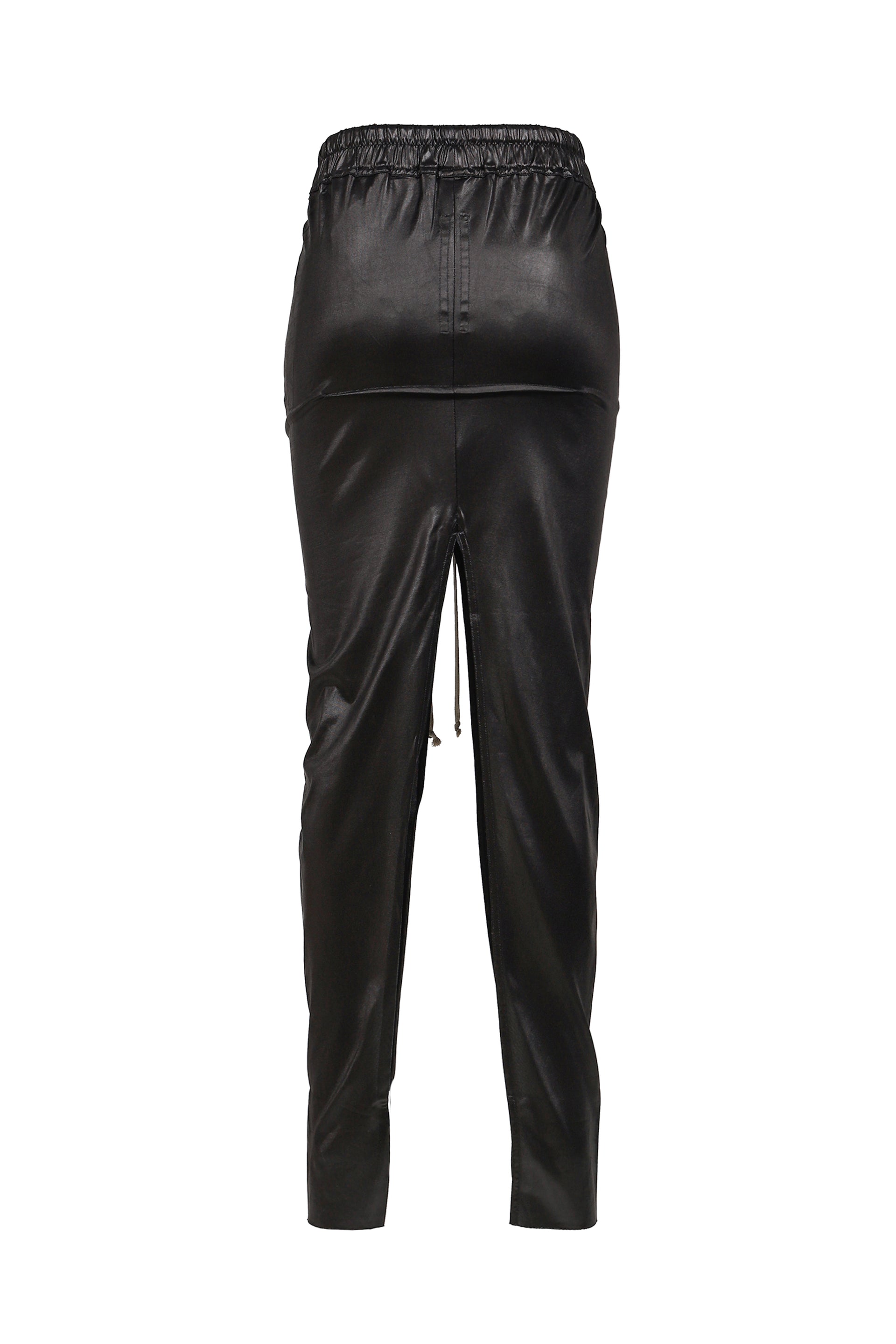 PULL ON SLICED PILLAR SKIRT / BLK