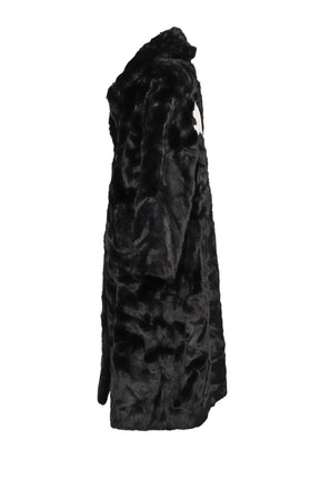 FLACKO FUR COAT (EXCLUSIVE) / BLK