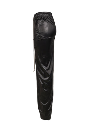 PULL ON SLICED PILLAR SKIRT / BLK