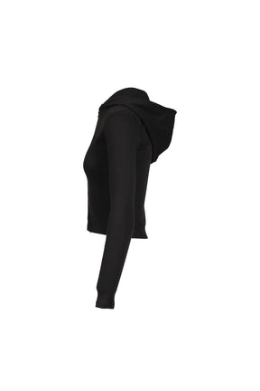 GLOWNY グロウニー SS26 G CLASSIC ESSENTIAL RIB ZIP-UP / BLK