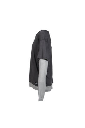 MASON LAYERED LONG SLEEVE T-SHIRT / CHA