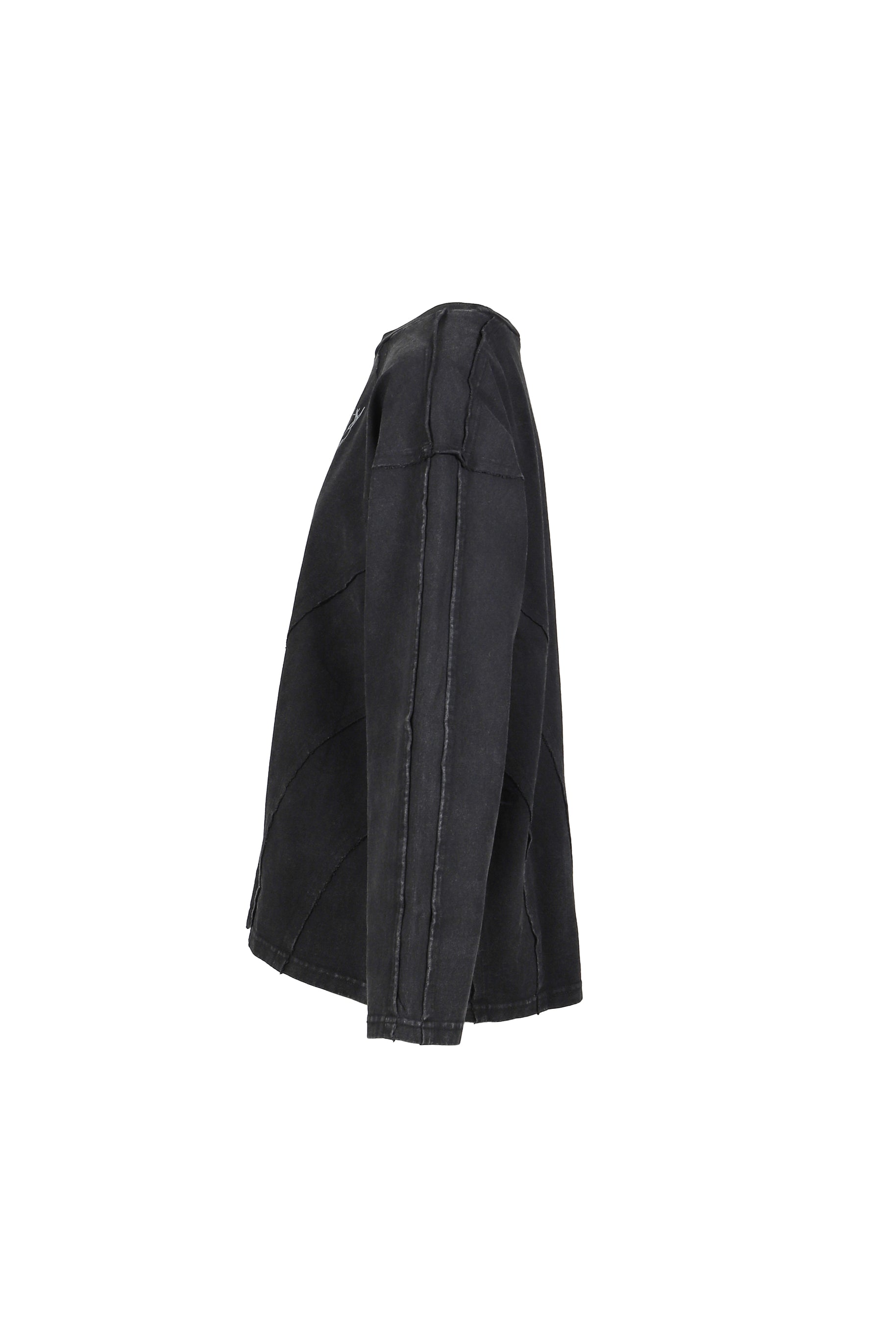 CREWNECK L/S TEE / BLK