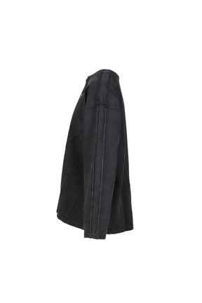 CREWNECK L/S TEE / BLK